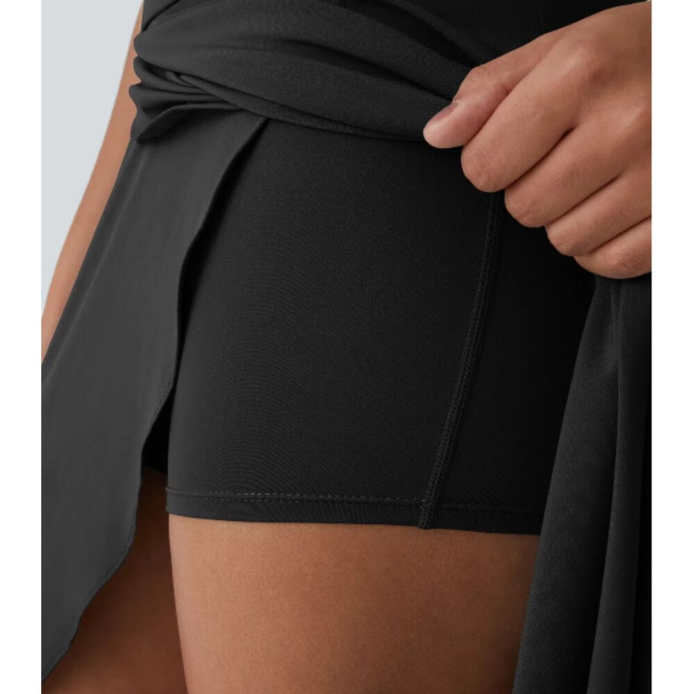 Halara High Low Skirt with Built In Shorts Size Large - Picture 2 of 9